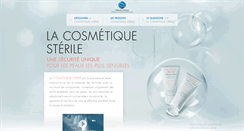 Desktop Screenshot of cosmetique-sterile.com